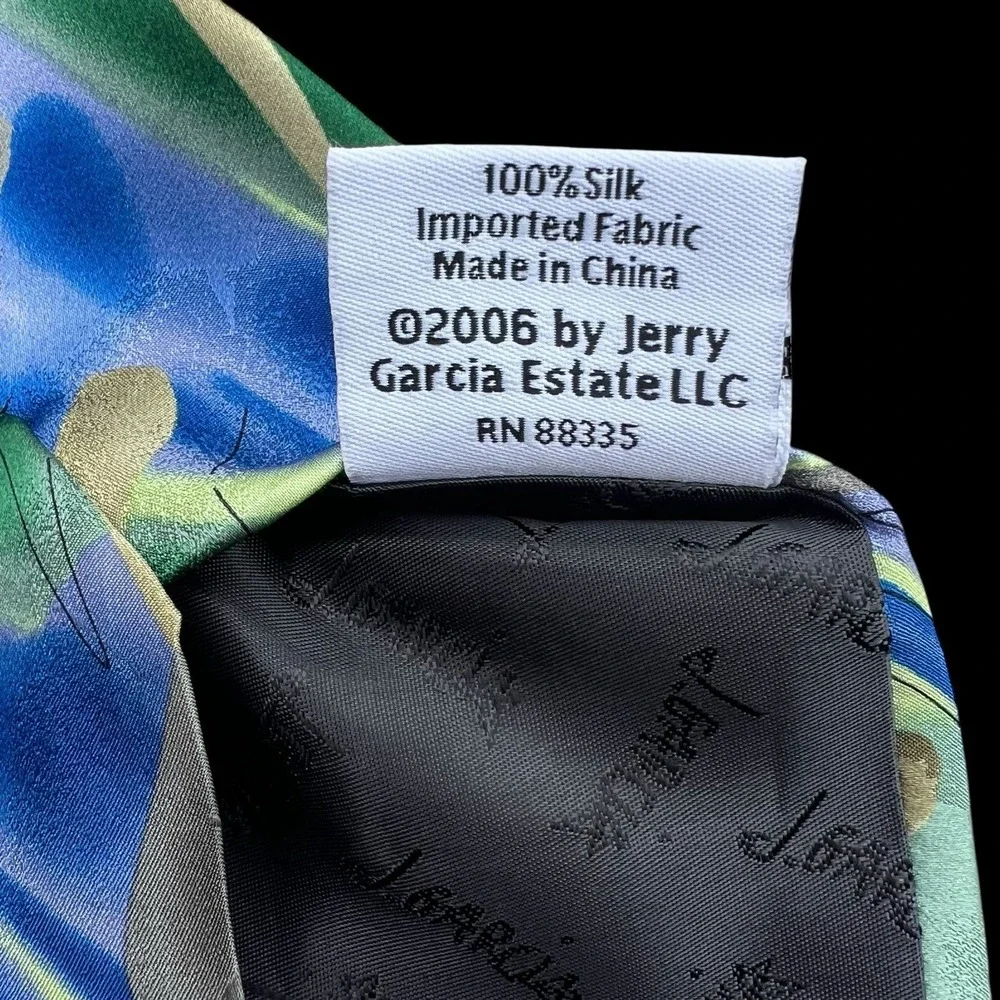 J. Garcia Absolam Bar Limited Edition Collection Forty Two 100% Silk Abstract